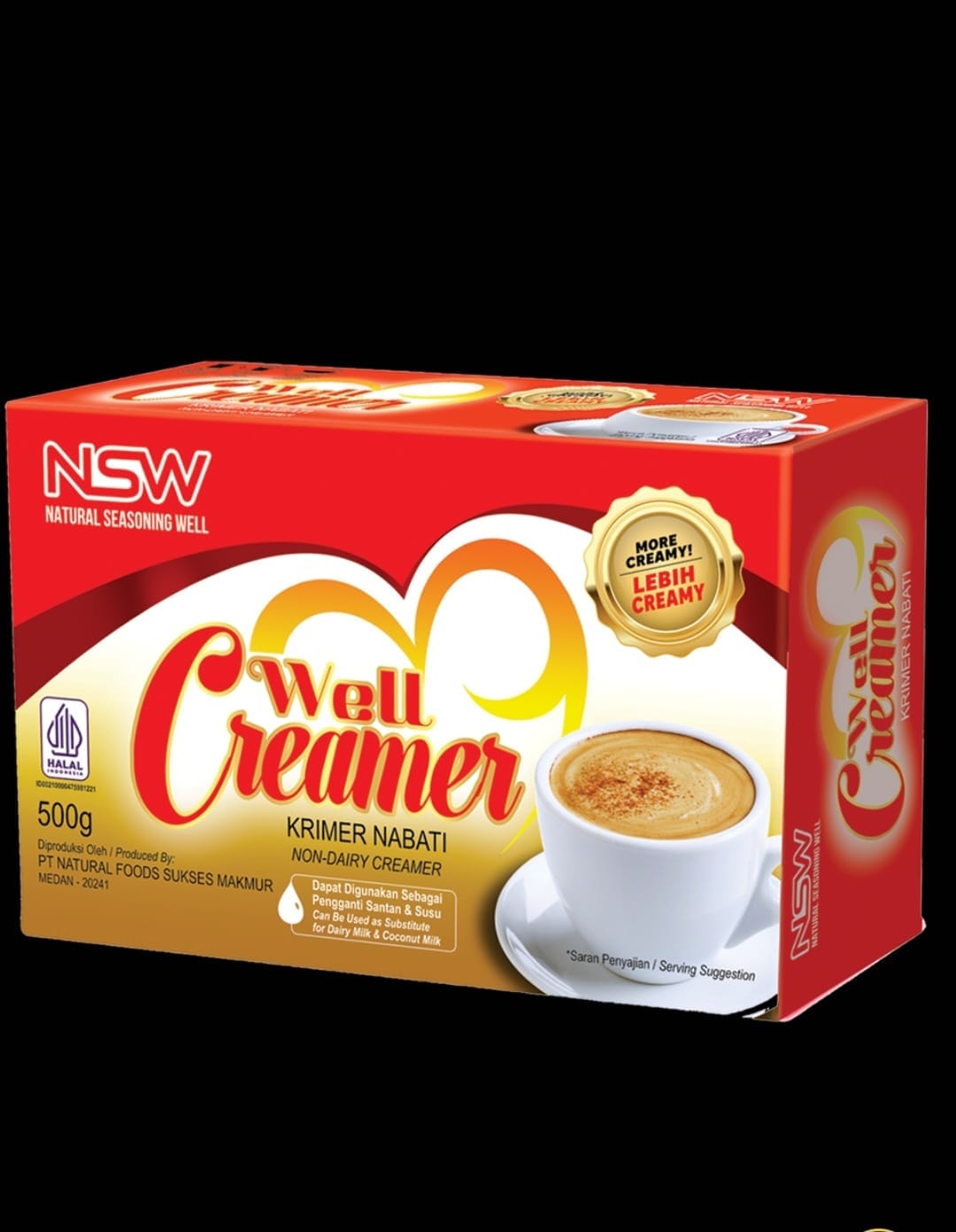 Boks Well Creamer krimer nabati 500 g.